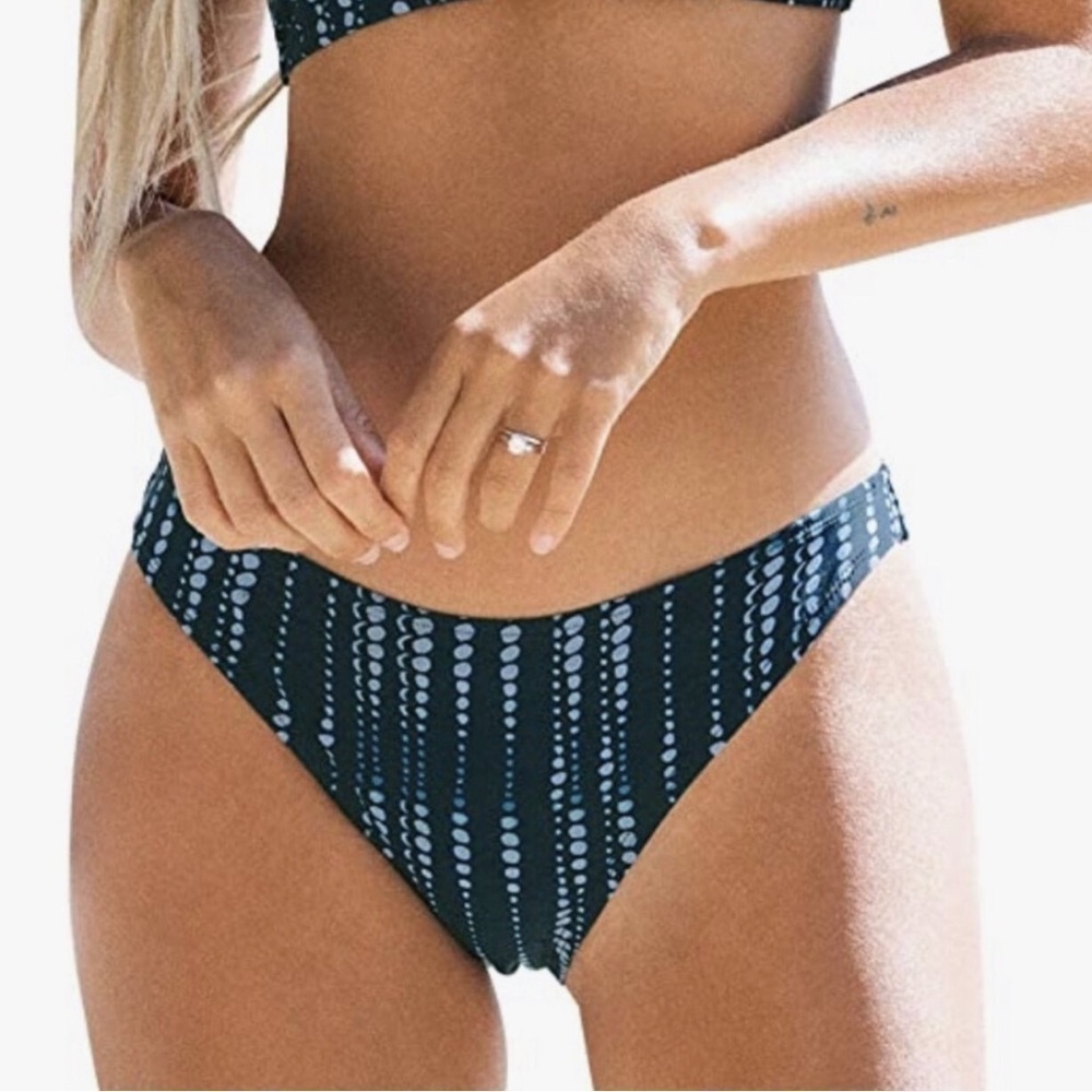 Cupshe Dream Space Blue Bikini Bottom 32” hips